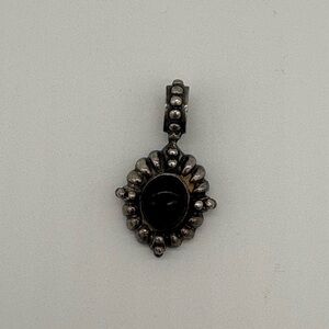 Black Sterling Silver Pendant